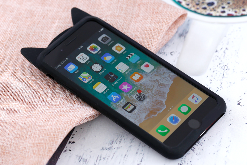 Ốp lưng iPhone 7 Plus - 8 Plus Nhựa dẻo Cat-SILICON OSMIA Pbag