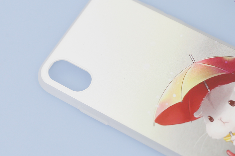Ốp lưng iPhone X Nhựa dẻo Solid in hình JM JM1802282 Chuột Lang