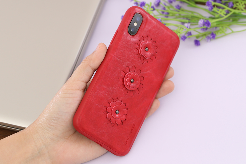 Ốp lưng iPhone X Nhựa dẻo PU Burch JM