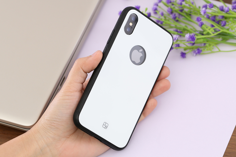 Ốp lưng iPhone X Nhựa dẻo Glass Duo JM