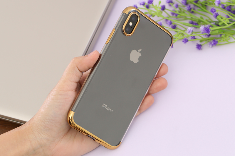 Ốp lưng iPhone X Nhựa dẻo Electroplate T&B OSMIA