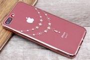 Ốp lưng iPhone 7 Plus - 8 Plus Nhựa dẻo electroplate with diamond OSMIA CK170802