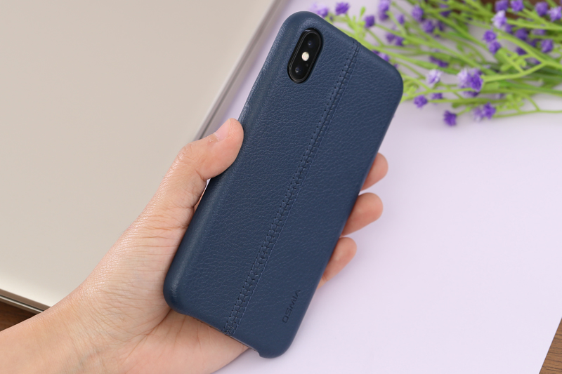 Ốp lưng iPhone X Nhựa dẻo Lichi Pu Case OSMIA