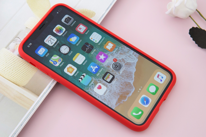 Ốp lưng iPhone X Nhựa dẻo viền cứng Pure III