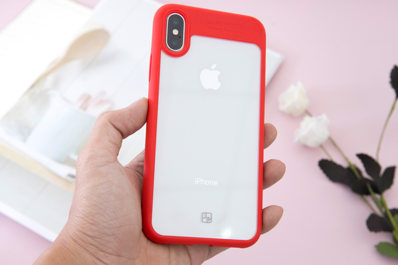 Ốp lưng iPhone X Nhựa dẻo viền cứng Pure III