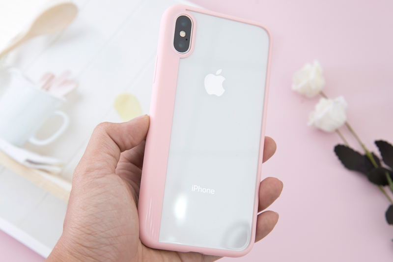 Ốp lưng iPhone X Nhựa dẻo viền cứng Pure V