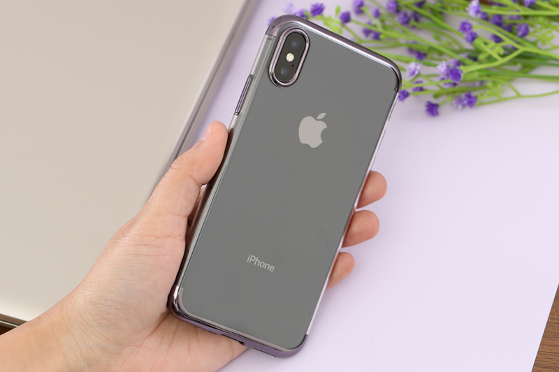 Ốp lưng iPhone X Nhựa dẻo Electroplate T&B OSMIA