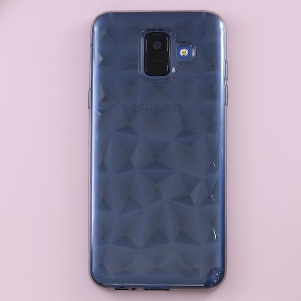 Ốp lưng Galaxy A6 Nhựa dẻo Slim TPU Jewel COSANO xám