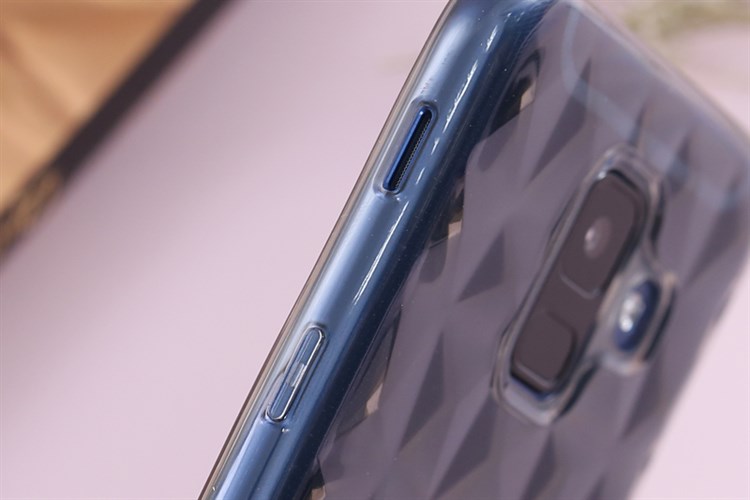 Ốp lưng Galaxy A6 Nhựa dẻo Slim TPU Jewel COSANO xám Màu Xám