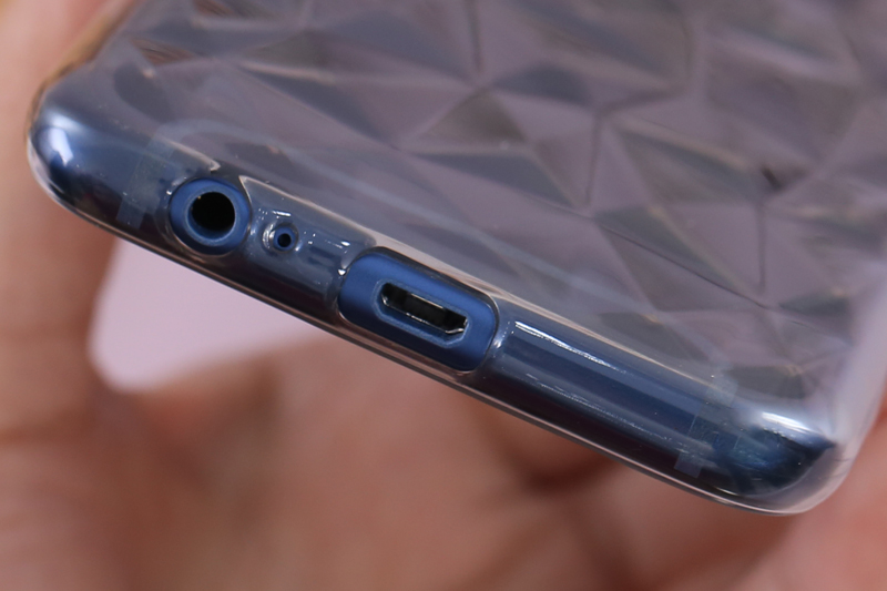 Ốp lưng Galaxy A6 Nhựa dẻo Slim TPU Jewel COSANO xám Màu Xám