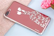 Ốp lưng iPhone 7 Plus - 8 Plus Nhựa dẻo Electroplating đầm dạ hội