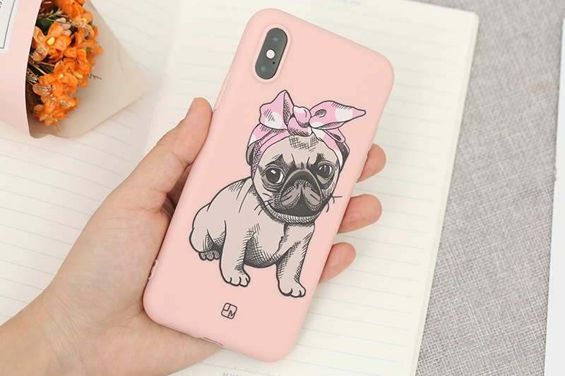 Ốp lưng iPhone XS Nhựa dẻo Lucky Dog JM Lucky Dog JM171210