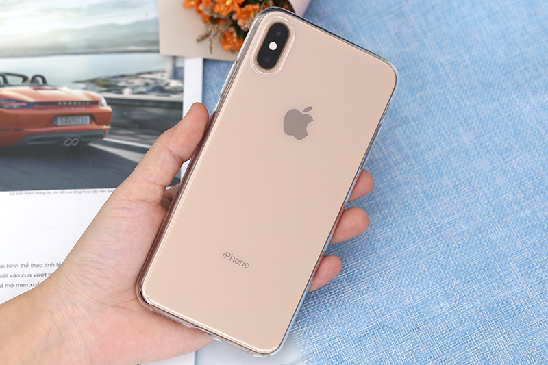 Ốp lưng iPhone XS Max Nhựa dẻo Nake Slim JM