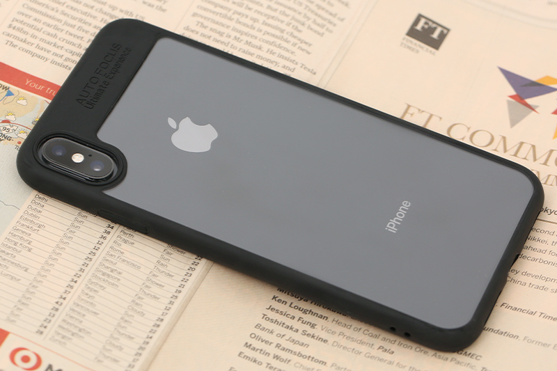 Ốp lưng iPhone XS Max Nhựa cứng viền dẻo Pure III JM