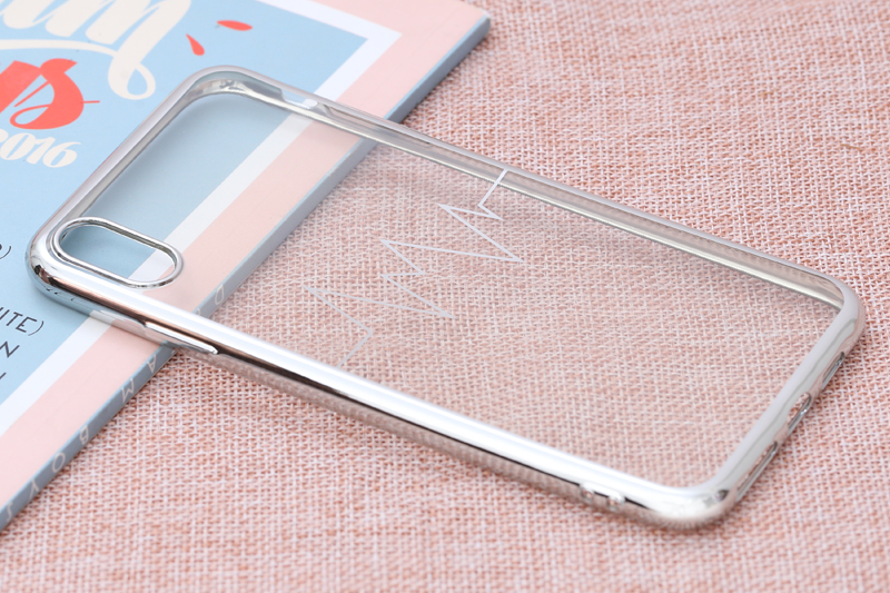 Ốp lưng iPhone XS Max Nhựa dẻo Electroplating nhịp tim COSANO
