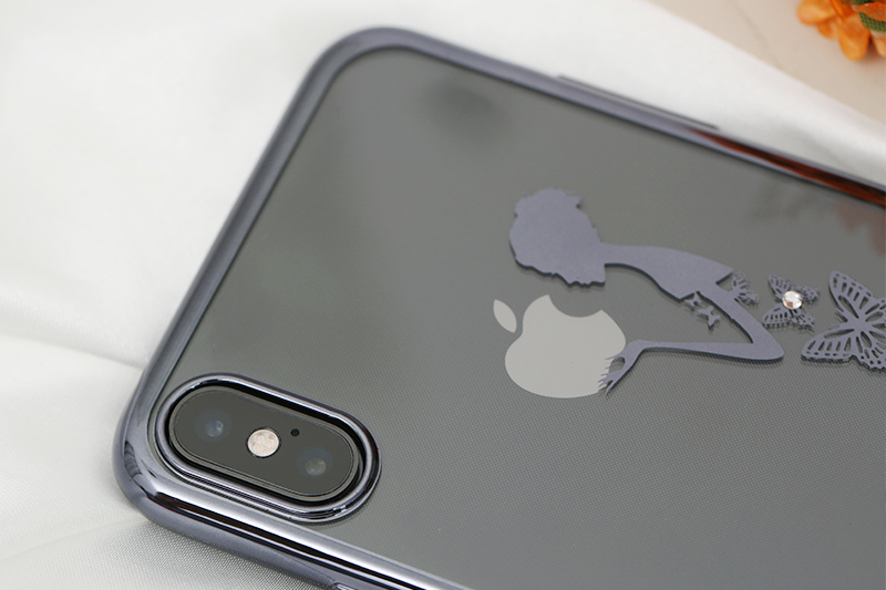 Ốp lưng iPhone XS Max Nhựa dẻo Electroplating đầm dạ hội COSANO