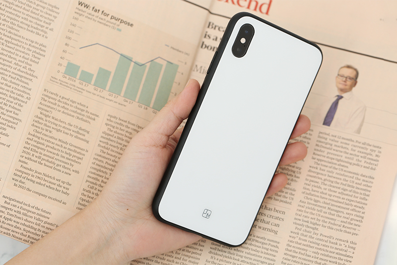 Ốp lưng iPhone XS Max Nhựa dẻo Glass Duo JM