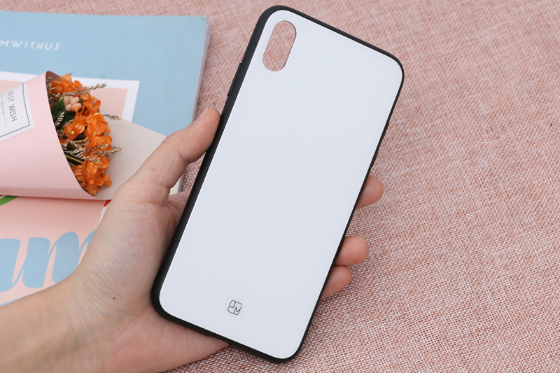 Ốp lưng iPhone XS Max Nhựa dẻo Glass Duo JM