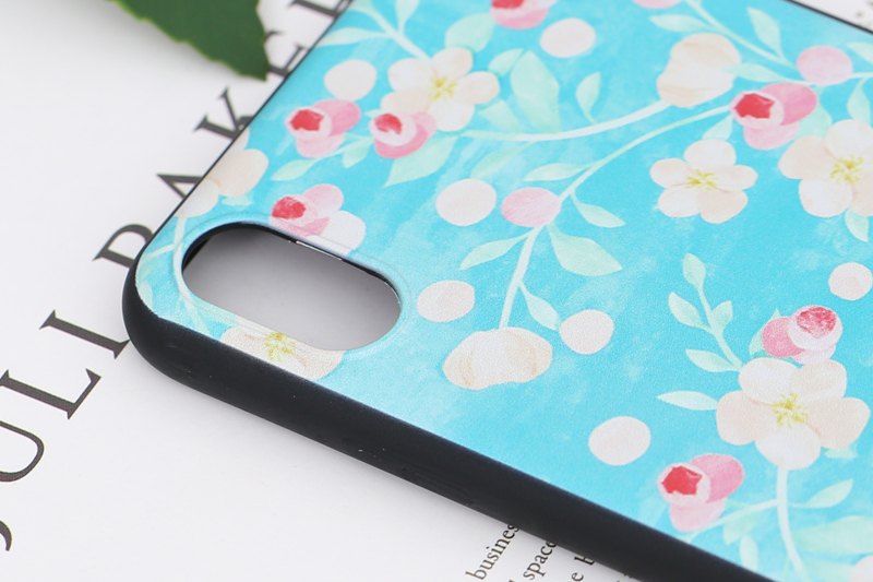 Ốp lưng iPhone XS Max Nhựa dẻo Solid print MEEKER TS007 Vườn hoa