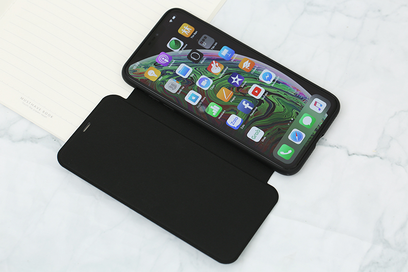 Ốp lưng iPhone XS Max Nắp gập Stand flip MEEKER