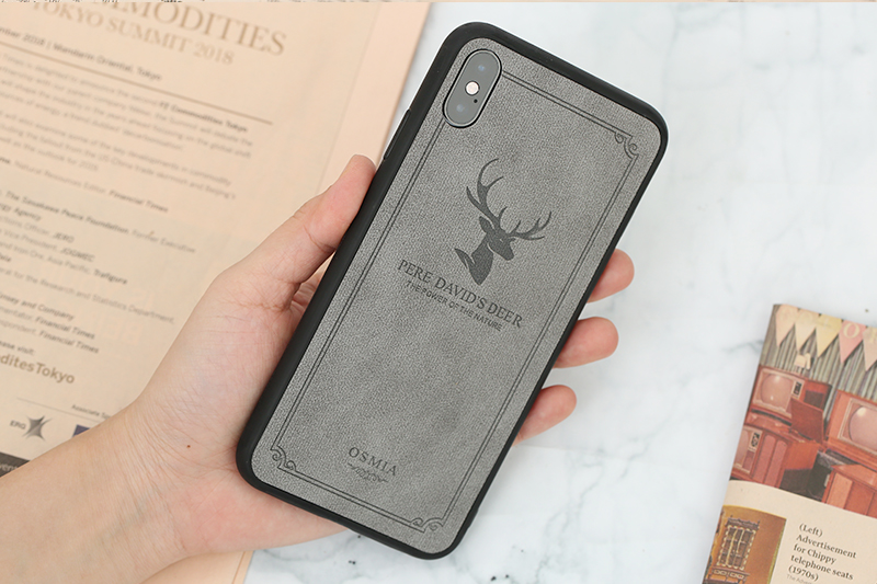 Ốp lưng iPhone XS Max Nhựa dẻo Deer OSMIA