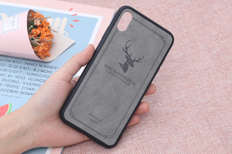 Ốp lưng iPhone XS Max Nhựa dẻo Deer OSMIA