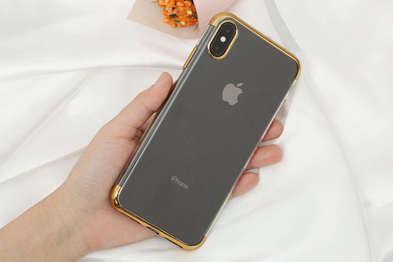 Ốp lưng iPhone XS Max Nhựa dẻo Electroplate T&B OSMIA