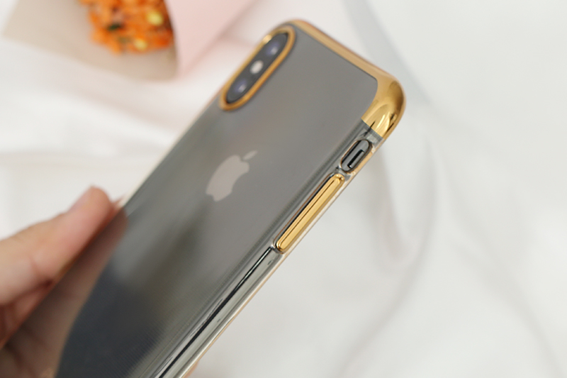 Ốp lưng iPhone XS Max Nhựa dẻo Electroplate T&B OSMIA