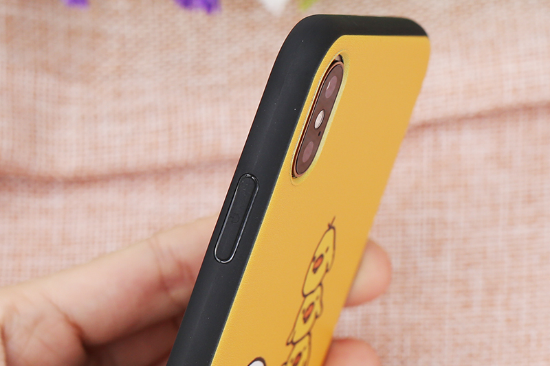 Ốp lưng iPhone XS Nhựa dẻo UV printing OSMIA CKTG145 Vịt