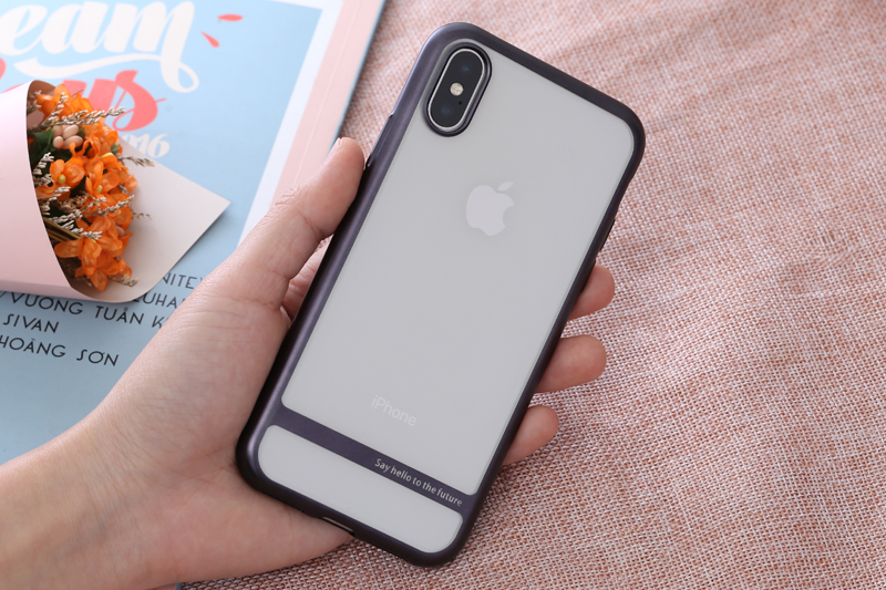 Ốp lưng iPhone X-XS Nhựa dẻo Electroplating future COSANO