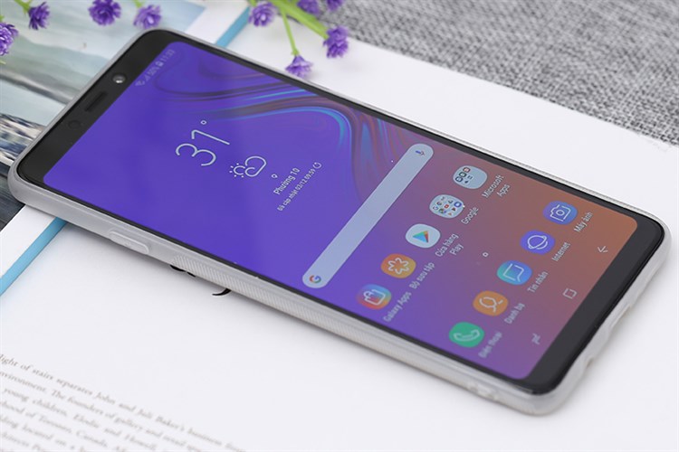 Ốp lưng Galaxy A9 Nhựa dẻo Skate JM Nude Màu Trắng