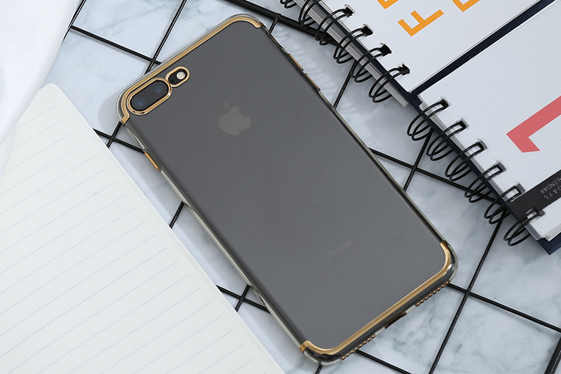 Ốp lưng iPhone 7+-8+ Nhựa dẻo Electroplate case 2 OSMIA