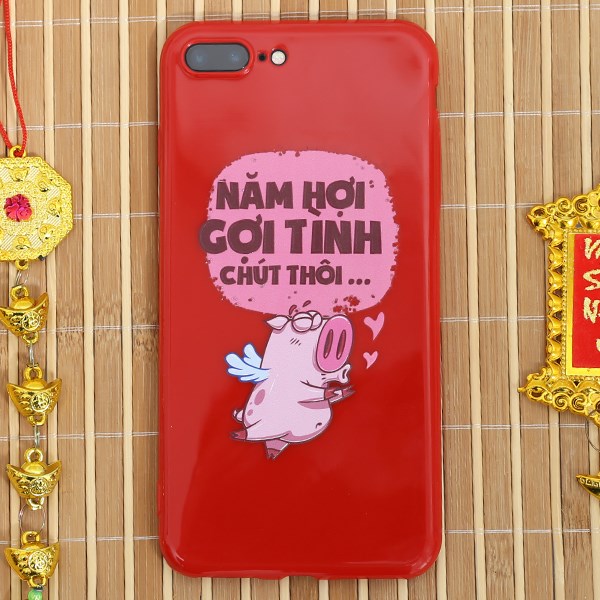 Ốp lưng iPhone 7/8+ Nhựa dẻo TPU Emboss Printing COSANO SR18110102 Gợi tình
