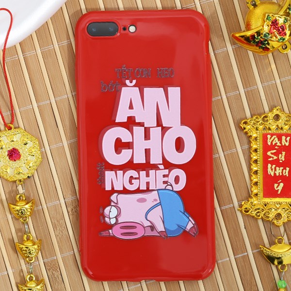 Ốp lưng iPhone 7/8+ Nhựa dẻo TPU Emboss Printing COSANO SR18110103 Thoát nghèo