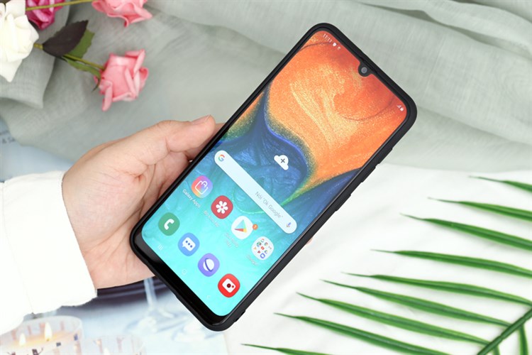 Ốp lưng Galaxy A30 Nhựa dẻo TPU PRINTING OSMIA CK190307 Trăng mèo Màu Đen