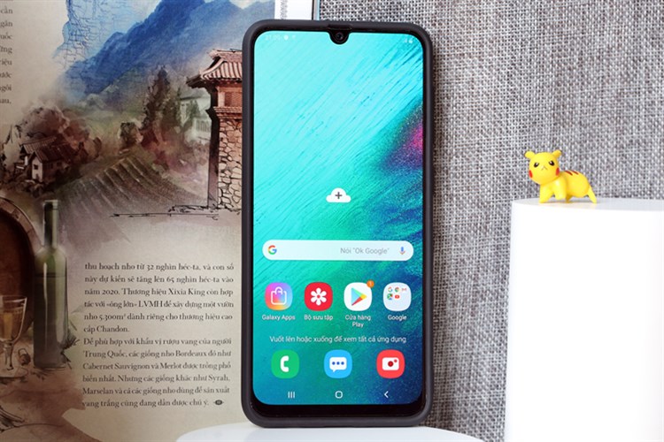 Ốp lưng Galaxy A50/ A50s Nhựa dẻo Solid Printing MEEKER TKS112 Khủng long Màu Vàng