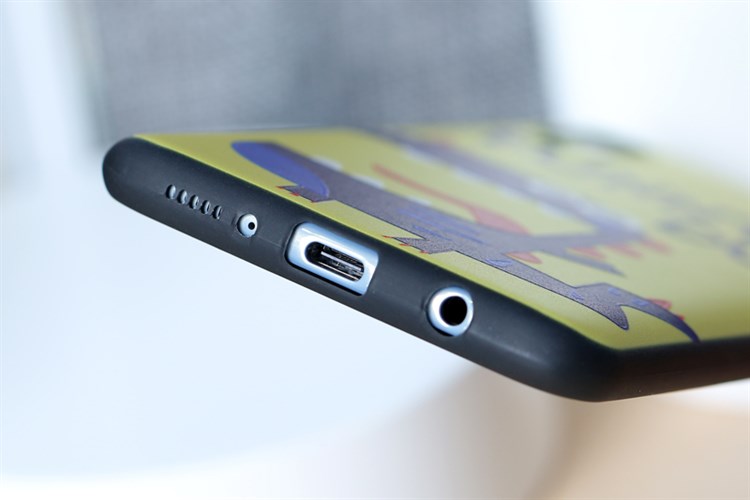 Ốp lưng Galaxy A50/ A50s Nhựa dẻo Solid Printing MEEKER TKS112 Khủng long Màu Vàng