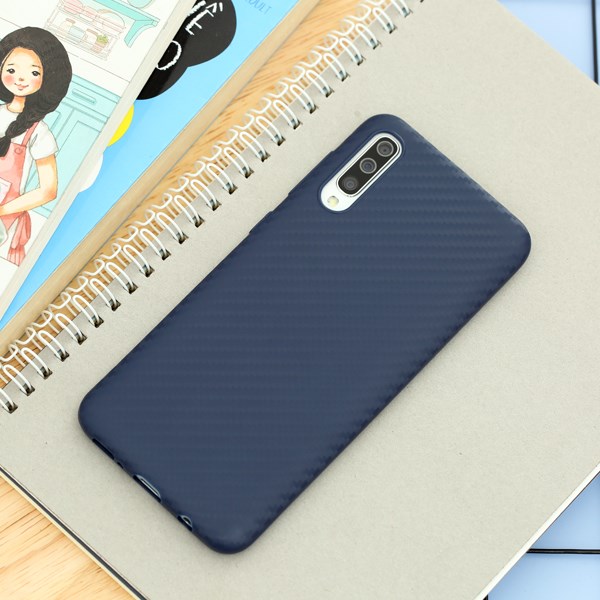 Ốp lưng Galaxy A50/A50s Nhựa dẻo Carbon Fibre COSANO