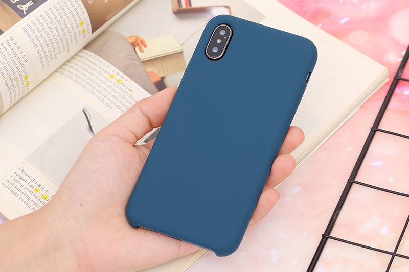 Ốp lưng iPhone X/Xs Nhựa dẻo LIQUID SILICONE B JM