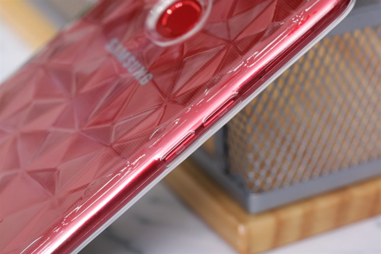 Ốp lưng Galaxy A10s Nhựa dẻo Slim TPU Jewel Pattern COSANO Màu Trắng