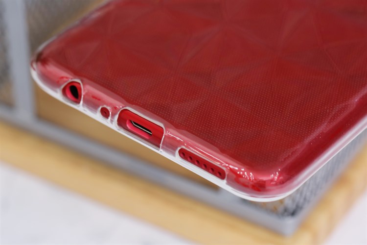 Ốp lưng Galaxy A10s Nhựa dẻo Slim TPU Jewel Pattern COSANO Màu Trắng