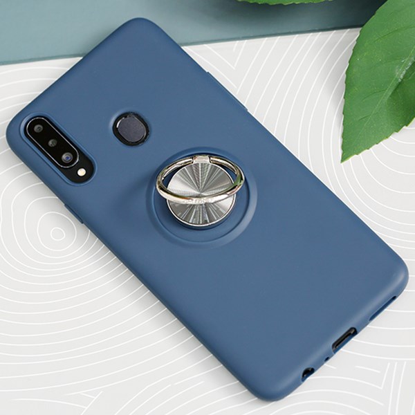 Ốp lưng Galaxy A20s Nhựa dẻo Ring Silicone COSANO