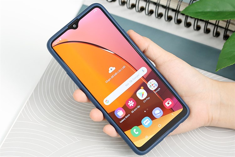 Ốp lưng Galaxy A20s Nhựa dẻo Ring Silicone COSANO Màu Xanh Navy