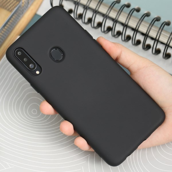 Ốp lưng Galaxy A20s Nhựa dẻo Silicone Felt COSANO