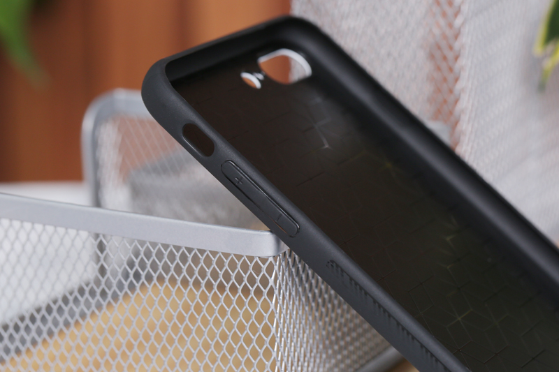 Ốp lưng iPhone 7/8+ cứng viền dẻo Tempered Glass COSANO SRM513 Vân