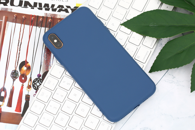 Ốp lưng iPhone XS Max Nhựa dẻo Silicone Felt COSANO