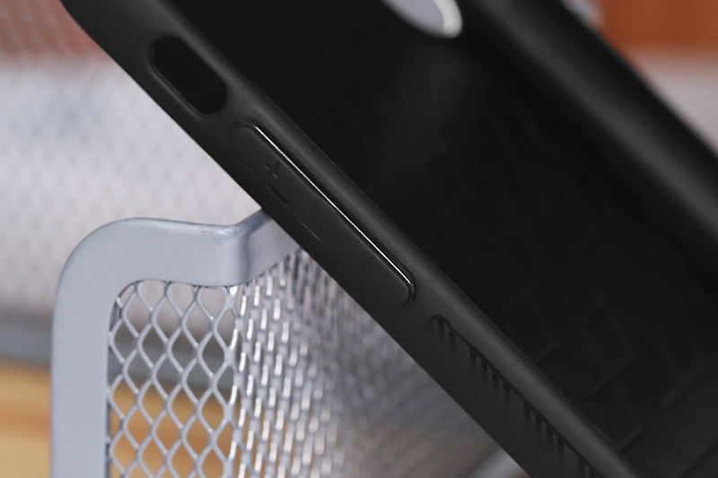 Ốp lưng iPhone X/Xs Nhựa cứng viền Tempered Glass SRM512 Sọc chéo