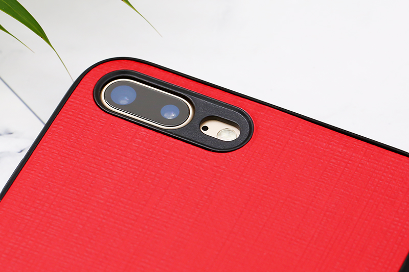 Ốp lưng iPhone 7/8+ Nhựa cứng viền dẻo Elite Skin PU COSANO
