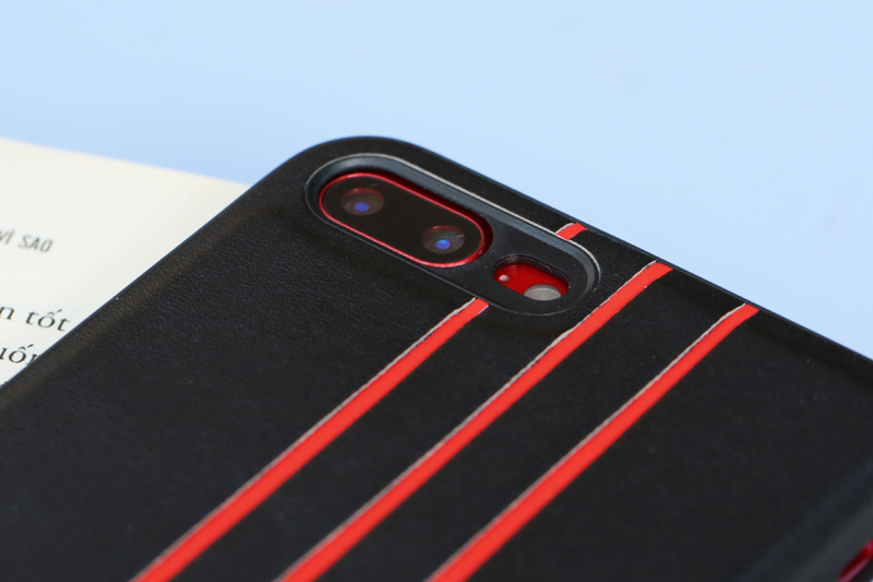 Ốp lưng iPhone 7+/8+ Nhựa cứng viền dẻo Trired case JM