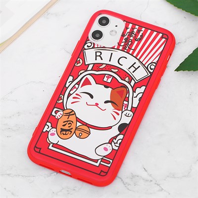 Ốp lưng iPhone 11 Nhựa dẻo UV printing OSMIA CKNY002 Mèo